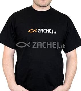 Tričko Zachej - pánske, čierne