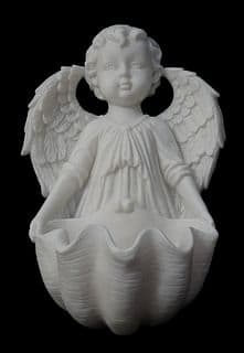 Svätenička: Anjel - alabaster (645)