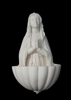 Svätenička: Panna Mária - alabaster (617)