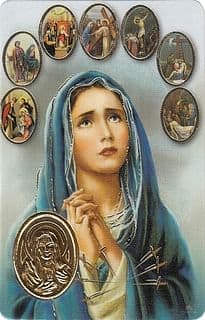 Kartička: Ruženec k Sedembolestnej Panne Márii