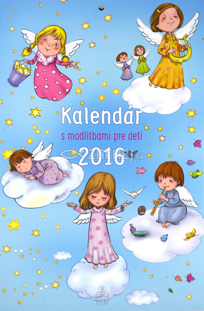 Kalendár s modlitbami pre deti 2016 nástenný (SSV) | 1,80 € - obrázok Kalendár s modlitbami pre deti 2016 nástenný (SSV)