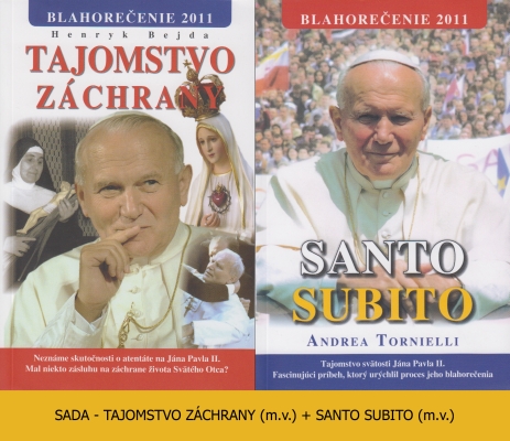 Sada Santo Subito + Tajomstvo záchrany | Andrea Tornielli Henryk Bejda | 5,82 € - obrázok Sada Santo Subito + Tajomstvo záchrany