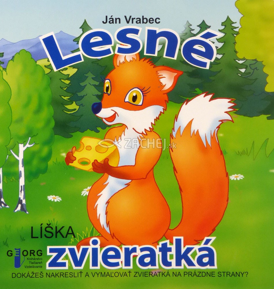 Lesné zvieratká - kniha s obrázkami na vymaľovanie | Ján Vrabec | 2,81 € - obrázok Lesné zvieratká - kniha s obrázkami na vymaľovanie