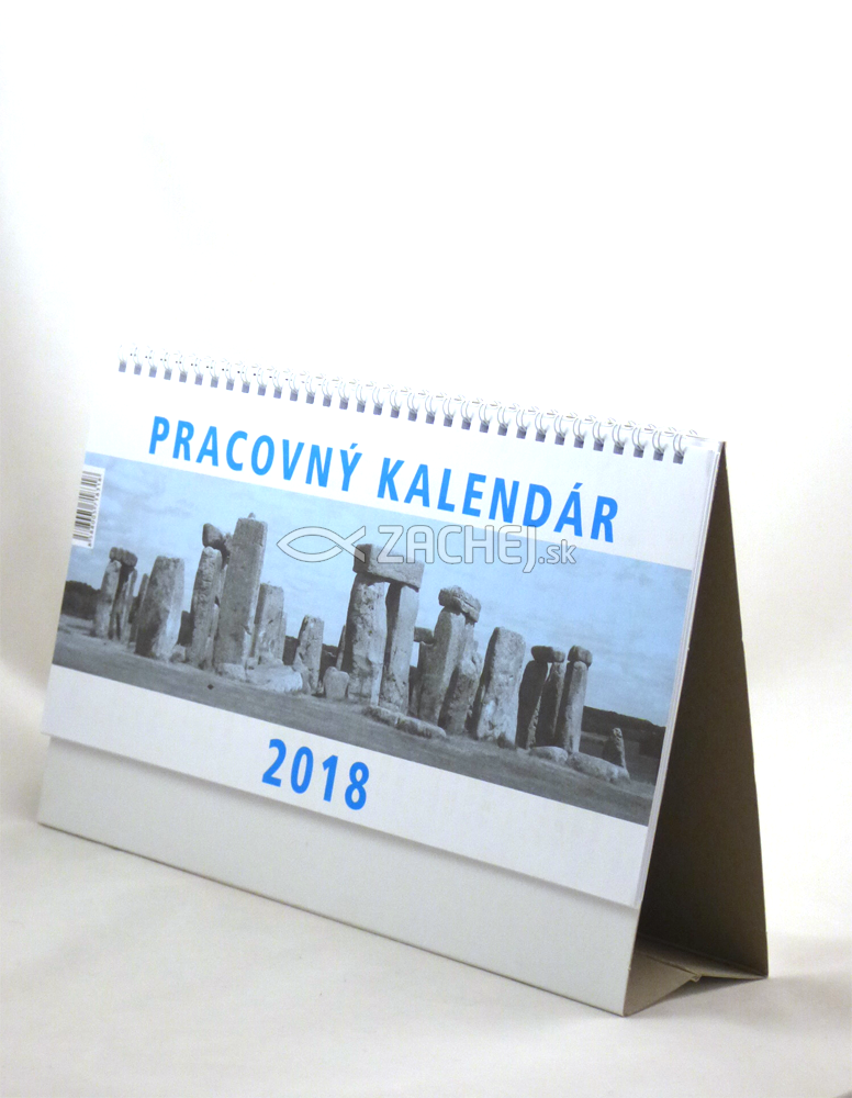 Kalendár 2018 pracovný veľký (stolový) | 1,46 € - obrázok Kalendár 2018 pracovný veľký (stolový)