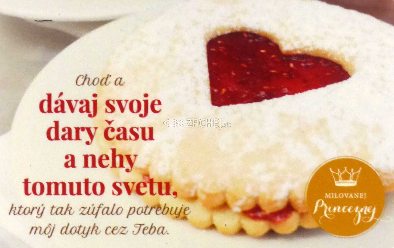 Magnetka (Milovanej Princeznej) - Dávaj dary | 2,43 € - obrázok Magnetka (Milovanej Princeznej) - Dávaj dary