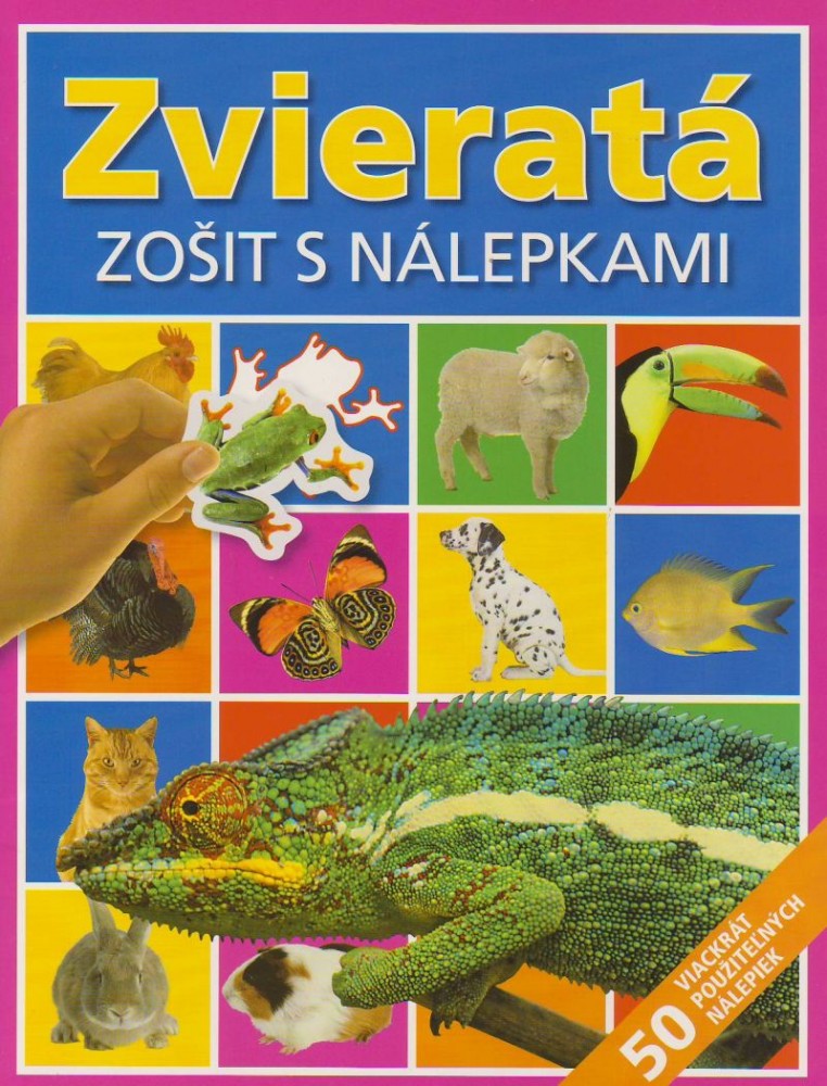 Zvieratá - Zošit s nálepkami | Zuzana Šeršeňová (ed.) | 1,93 € - obrázok Zvieratá - Zošit s nálepkami