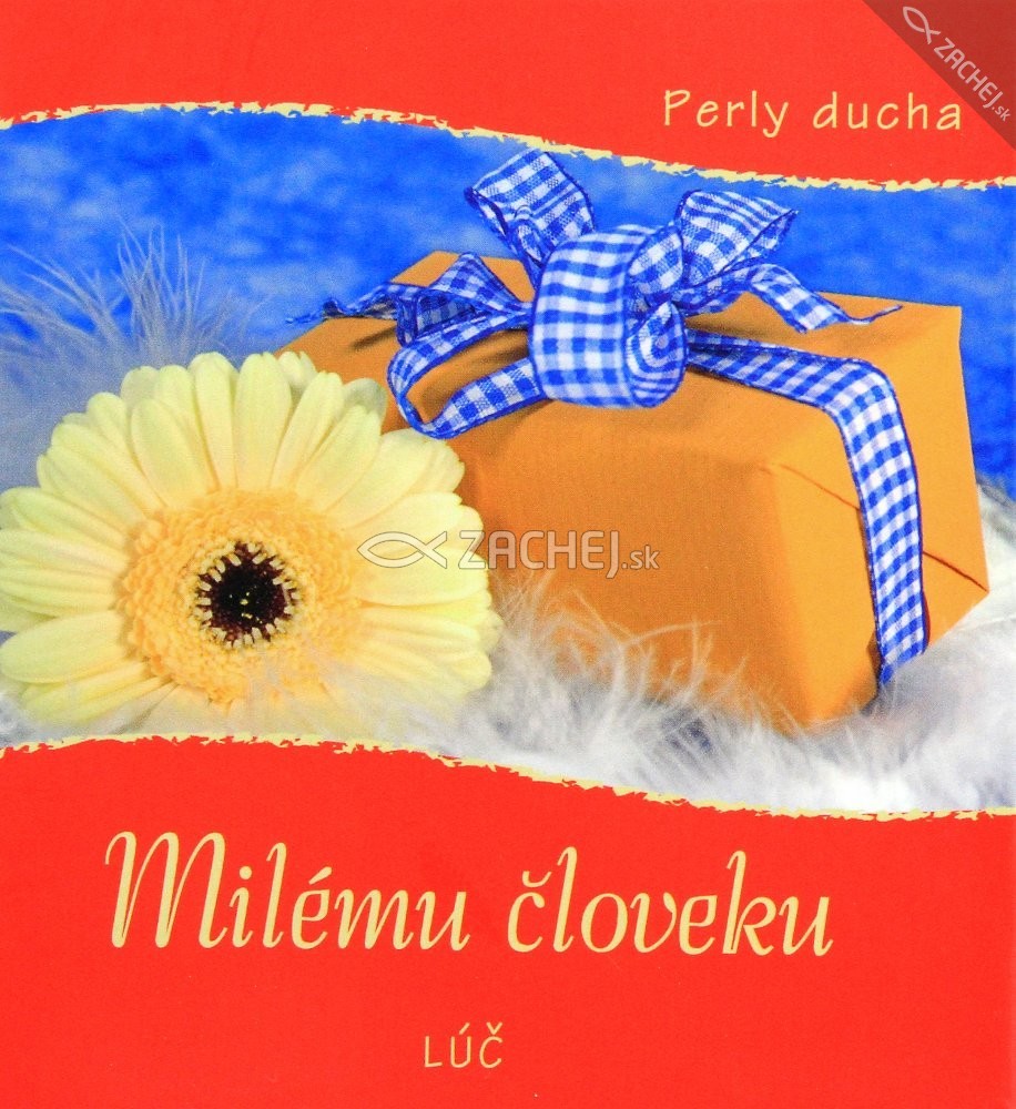 Milému človeku (červená farba) - Perly ducha | Helena Sališová | 3,10 € - obrázok Milému človeku (červená farba) - Perly ducha