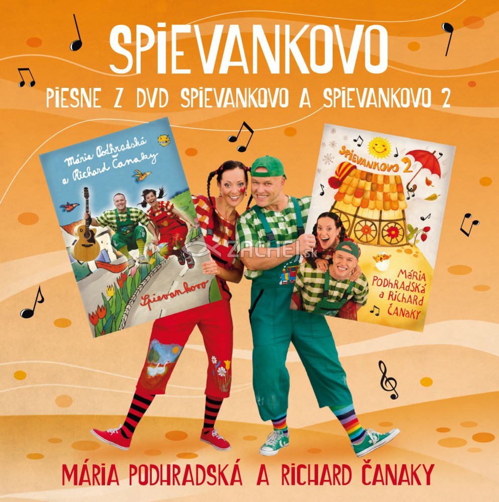 CD - Spievankovo - Piesne z DVD Spievankovo a Spievankovo 2 | Richard Čanaky Mária Podhradská | 9,34 € - obrázok CD - Spievankovo - Piesne z DVD Spievankovo a Spievankovo 2