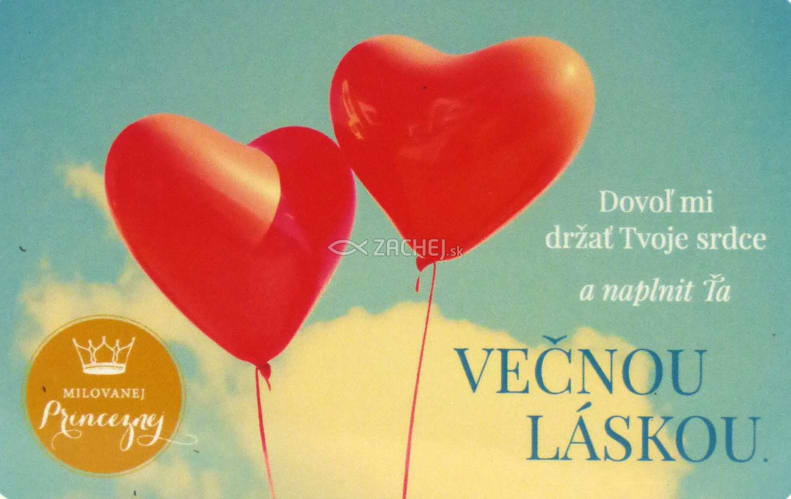 Magnetka (Milovanej Princeznej) - Večná láska | 2,43 € - obrázok Magnetka (Milovanej Princeznej) - Večná láska