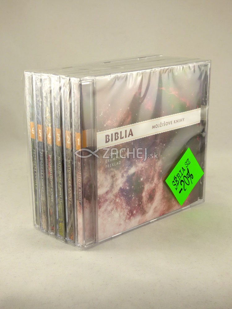 CD - Biblia: Starý zákon (sada 6CD, mp3) - Slovenský ekumenický preklad | 27,06 € - obrázok CD - Biblia: Starý zákon (sada 6CD, mp3) - Slovenský ekumenický preklad