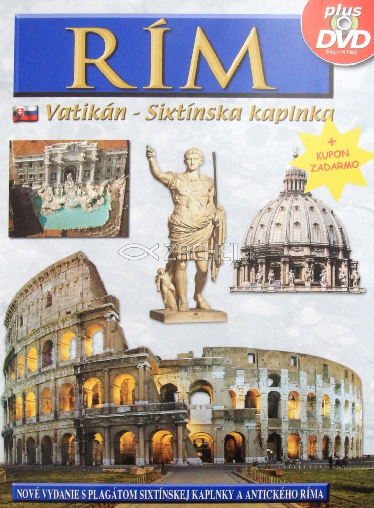 Rím - Umenie, história, archeológia + DVD - Vatikán, Sixtínska kaplnka | 9,22 € - obrázok Rím - Umenie, história, archeológia + DVD - Vatikán, Sixtínska kaplnka