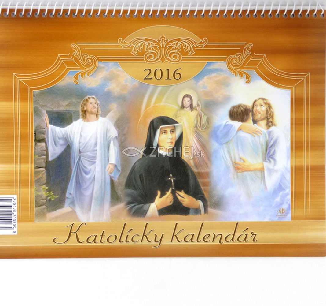 Katolícky kalendár 2016 stolový (Via) | 1,16 € - obrázok Katolícky kalendár 2016 stolový (Via)