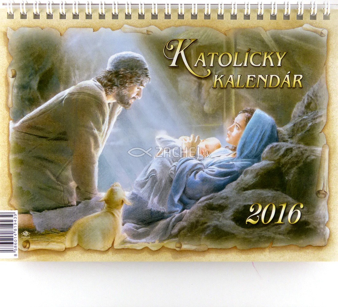 Katolícky kalendár 2016 stolový (Zaex) | 0,58 € - obrázok Katolícky kalendár 2016 stolový (Zaex)