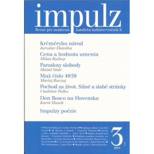 Impulz 3/2013 - Revue pre modernú katolícku kultúru | 3,88 € - obrázok Impulz 3/2013 - Revue pre modernú katolícku kultúru