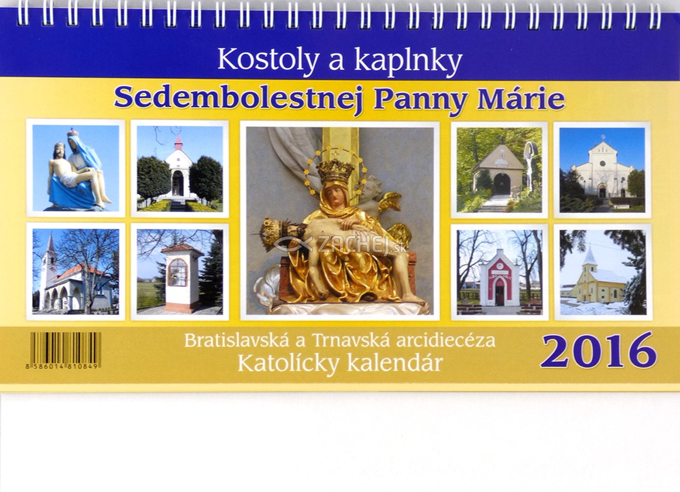 Kalendár 2016 stolový - Kostoly a kaplnky Sedembolestnej PM (týždenný) | 2,43 € - obrázok Kalendár 2016 stolový - Kostoly a kaplnky Sedembolestnej PM (týždenný)