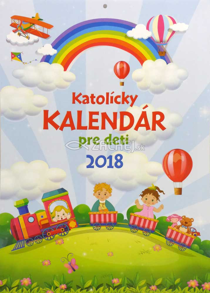 Katolícky kalendár pre deti 2018 (nástenný) / ZAEX | 1,46 € - obrázok Katolícky kalendár pre deti 2018 (nástenný) / ZAEX