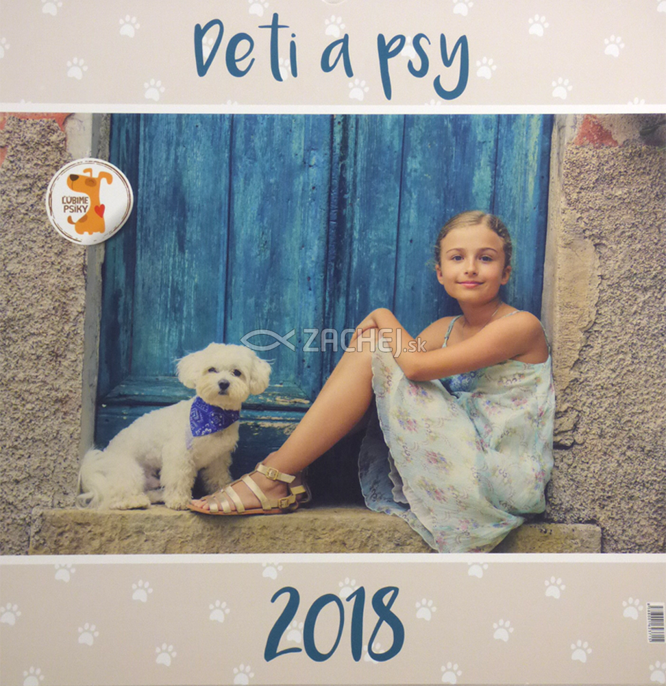 Kalendár 2018 Deti a psy (nástenný) | 3,78 € - obrázok Kalendár 2018 Deti a psy (nástenný)