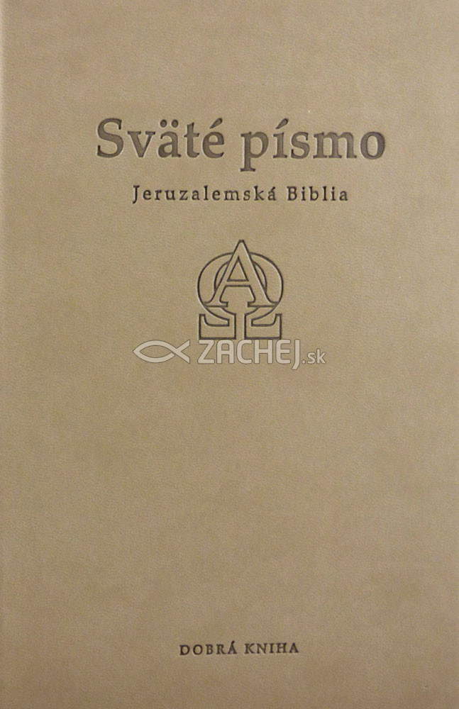 Sväté písmo - Jeruzalemská Biblia (stredná, sivá) | 29,10 € - obrázok Sväté písmo - Jeruzalemská Biblia (stredná, sivá)