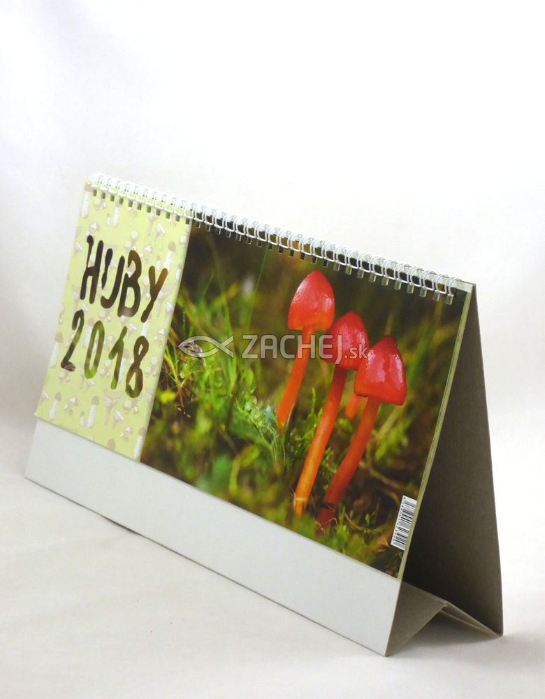 Kalendár 2018 Huby (stolový) | 2,81 € - obrázok Kalendár 2018 Huby (stolový)