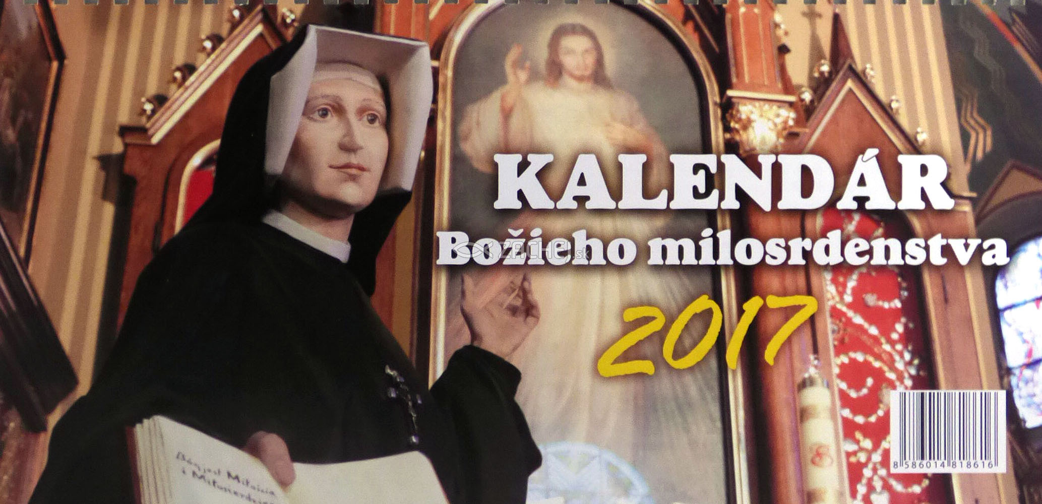 Kalendár 2017 stolový Božieho Milosrdenstva (dvojtýždenný) | 2,43 € - obrázok Kalendár 2017 stolový Božieho Milosrdenstva (dvojtýždenný)
