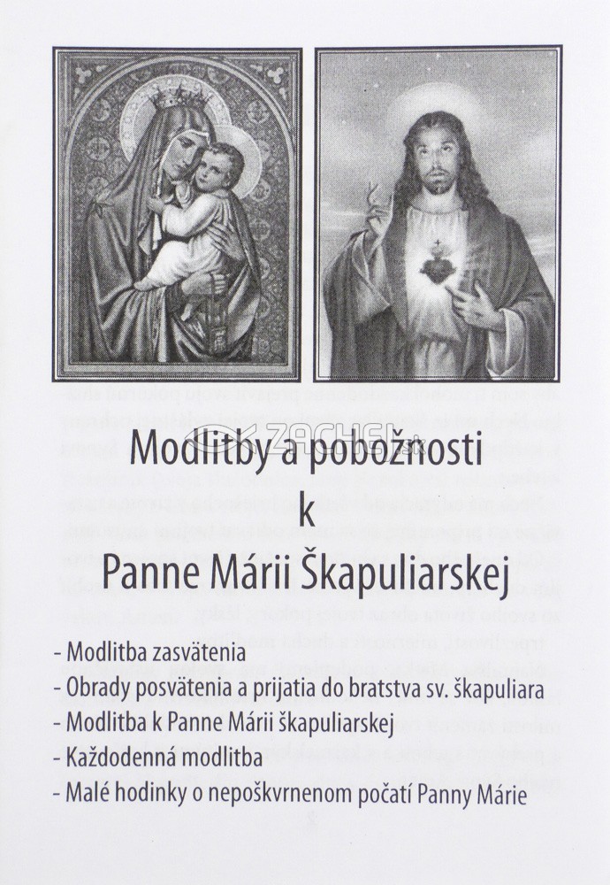 Modlitby a pobožnosti k Panne Márii Škapuliarskej | 0,34 € - obrázok Modlitby a pobožnosti k Panne Márii Škapuliarskej
