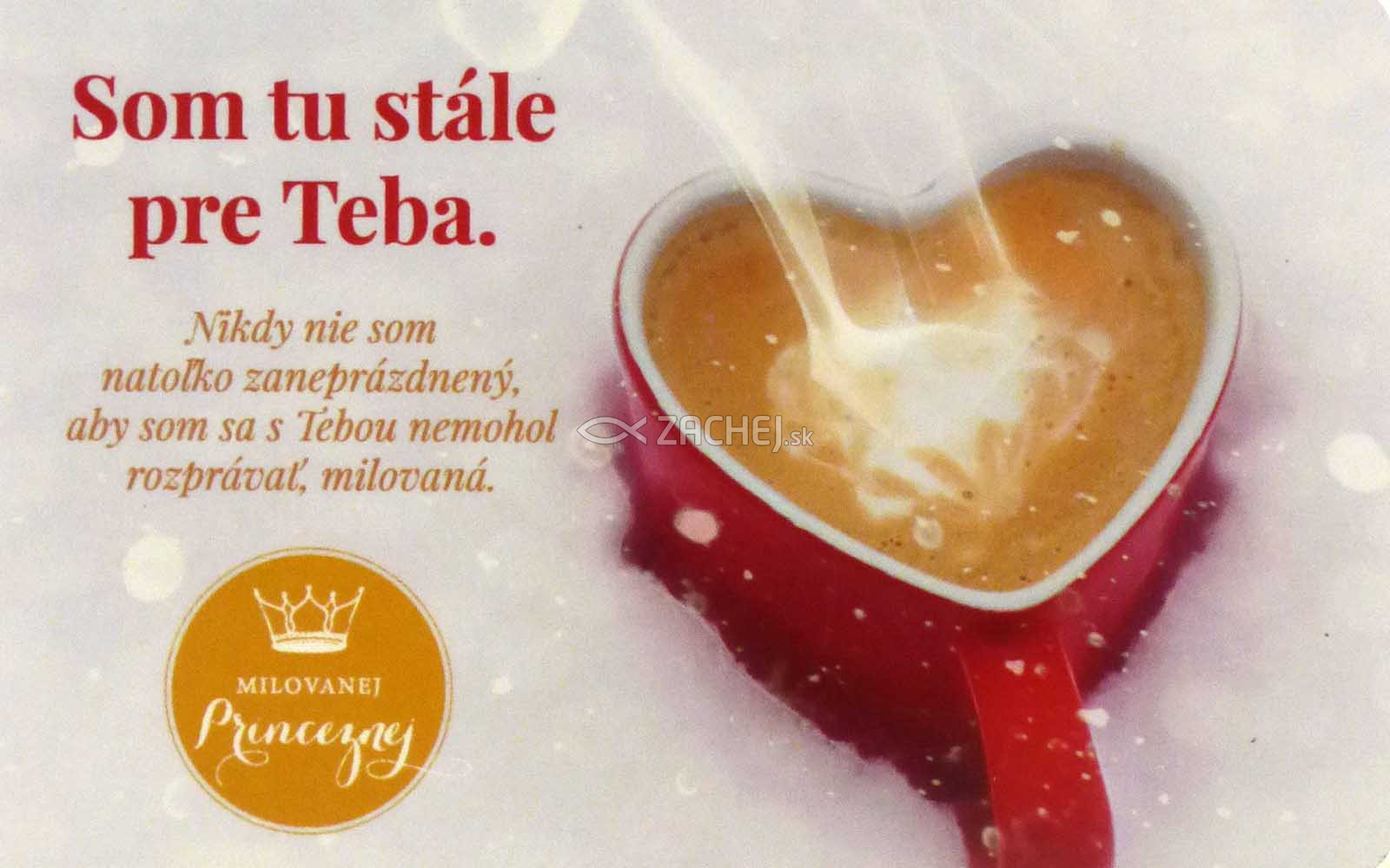 Magnetka (Milovanej Princeznej) - Som tu pre Teba | 2,43 € - obrázok Magnetka (Milovanej Princeznej) - Som tu pre Teba
