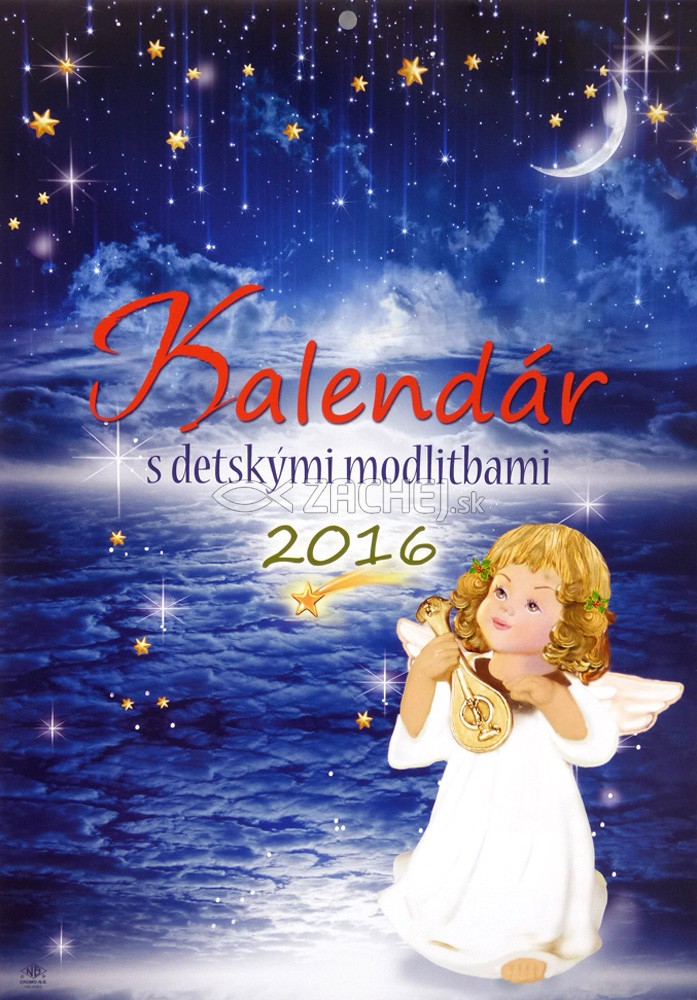 Kalendár s detskými modlitbami 2016 nástenný (ZX) | 0,73 € - obrázok Kalendár s detskými modlitbami 2016 nástenný (ZX)