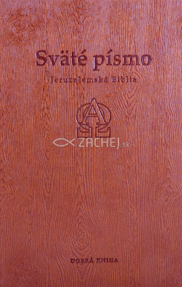 Sväté písmo - Jeruzalemská Biblia (stredná, hnedá s reliéfom) | 29,10 € - obrázok Sväté písmo - Jeruzalemská Biblia (stredná, hnedá s reliéfom)