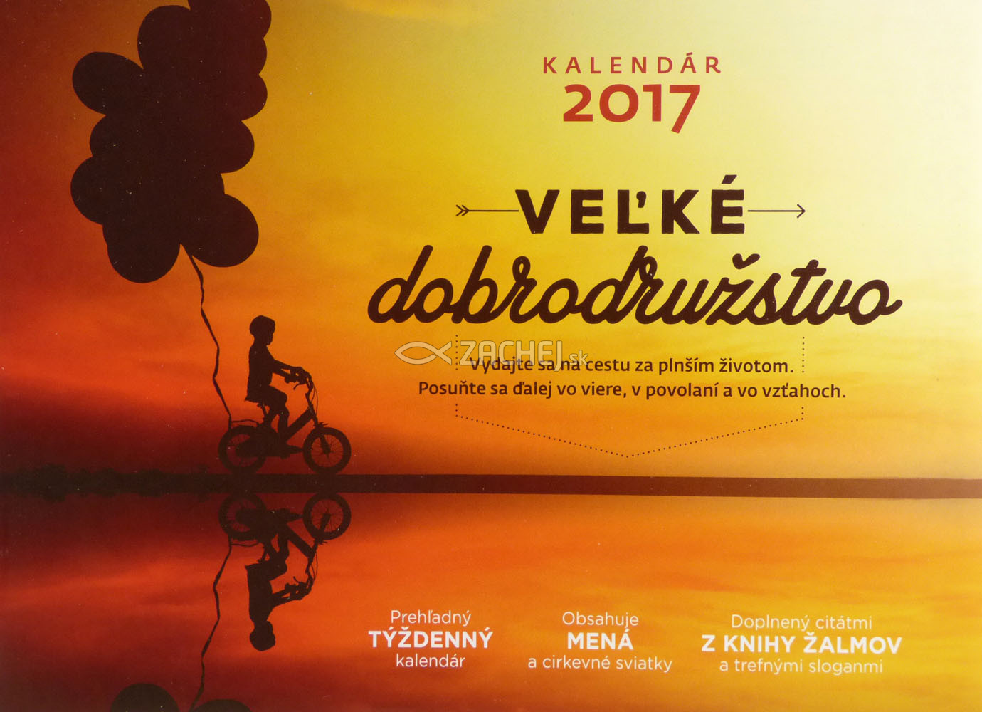 Kalendár 2017 Veľké dobrodružstvo (stolový) | 4,75 € - obrázok Kalendár 2017 Veľké dobrodružstvo (stolový)