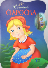 Červená čiapočka - kniha s obrázkami na vymaľovanie