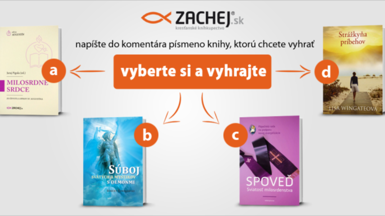 Súťaž o knihy (Milosrdné srdce, súboj svätých, spoveď a román)