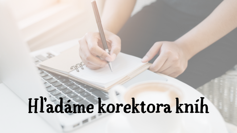 Hľadáme korektora kníh