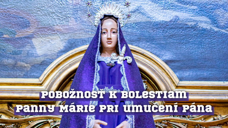 Pobožnosť k bolestiam Panny Márie pri umučení Pána
