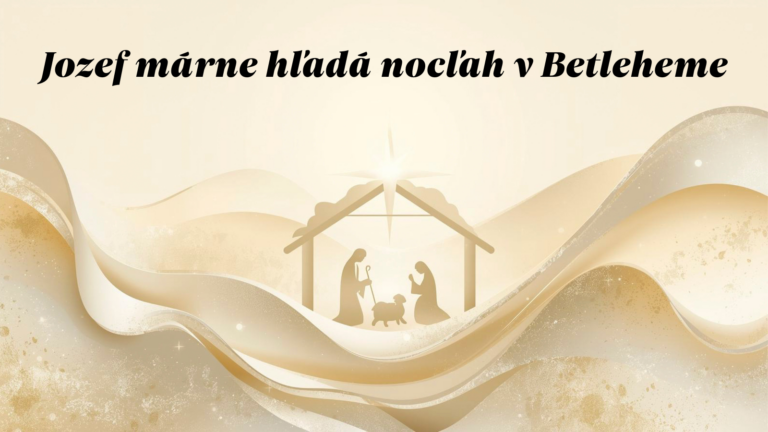 Jozef márne hľadá nocľah v Betleheme