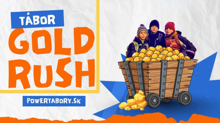 Pozvánka na tábor s témou zlatej horúčky