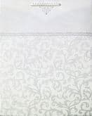 Darčeková taška: ornamenty - biela (A)