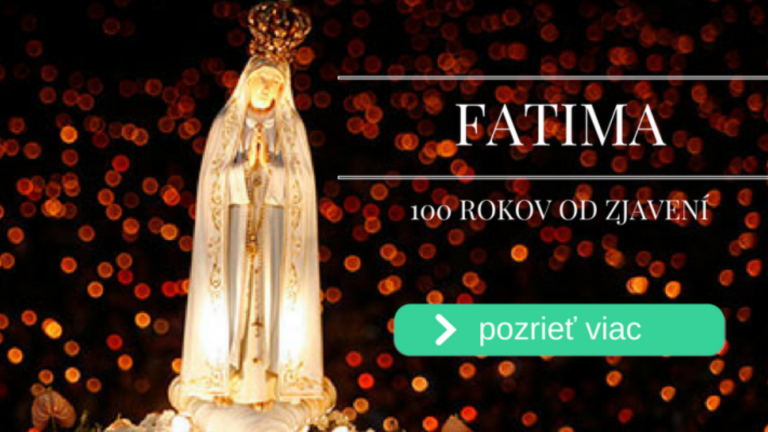 100 rokov od zjavení Panny Márie vo Fatime