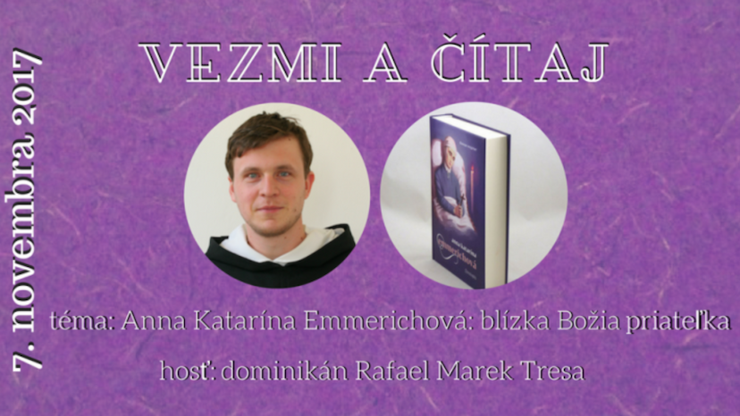Prednáška o bl. Anne Kataríne Emmerichovej už v novembri v Košiciach