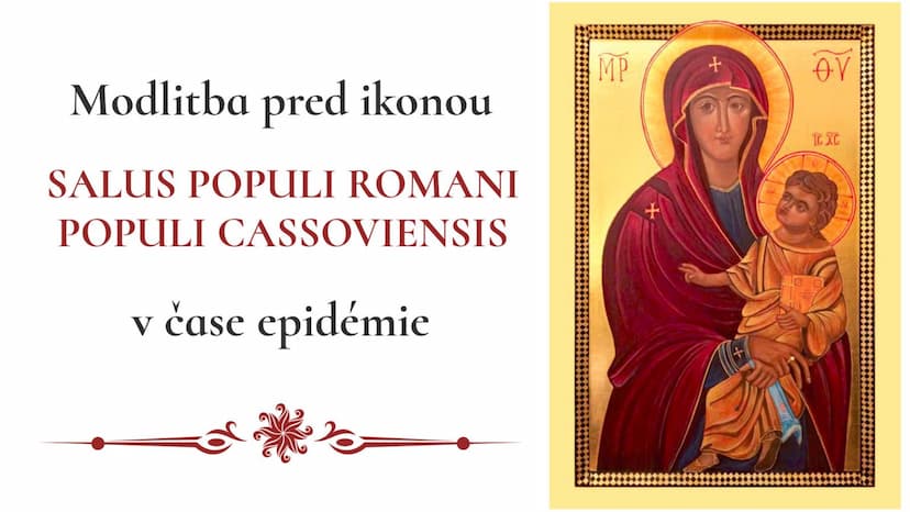 Modlitba pred ikonou SALUS POPULI ROMANI POPULI CASSOVIENSIS v čase epidémie