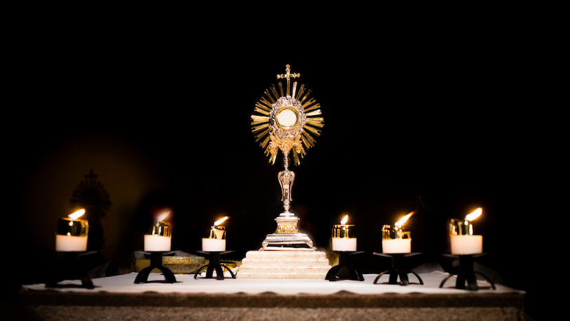 Modlitba pred najsvätejšou Eucharistiou
