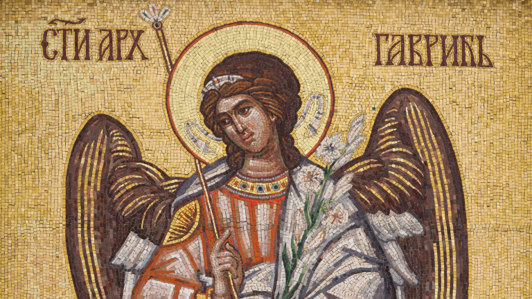 Svätý archanjel Gabriel a koruna siedmich radostí
