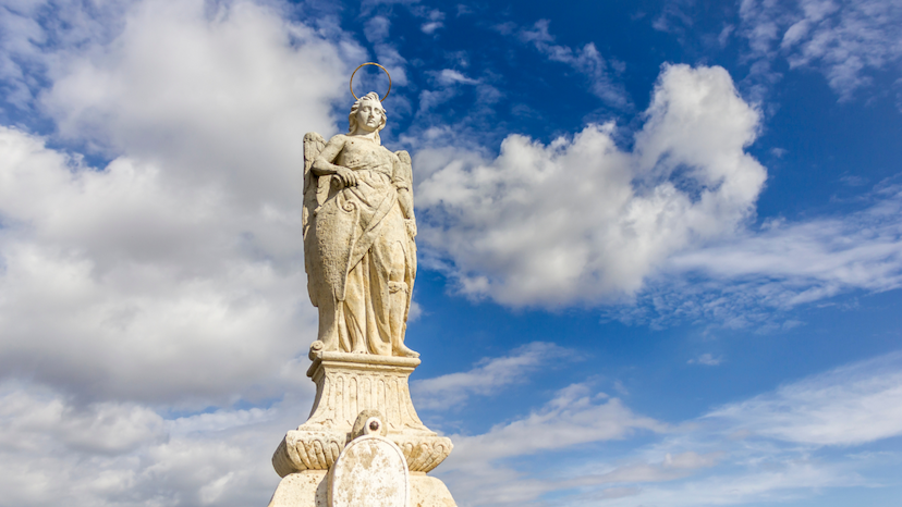 Svätý archanjel Rafael a jeho ctiteľka Mária Crescentia