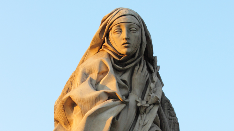 Ako sa Pán Ježiš zasnúbil so svätou Katarínou Sienskou