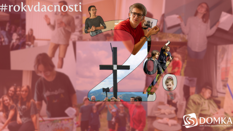 Darujte 2 % z dane Domke – Združeniu saleziánskej mládeže