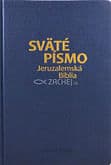 Sväté písmo - Jeruzalemská Biblia - modrá so zlatorezom (veľká)