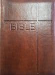 Bible - obal se zipem, hnědá (kat. čís. 1148)