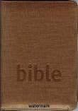 Bible - obal se zipem, bronzová