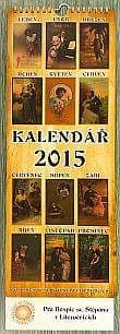 Kalendář 2015 - nástěnný, staré pohlednice
