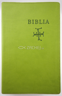 Biblia s biblickými mapami (zelená)