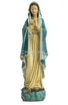 Socha: Panna Mária Zázračná medaila, so zopnutými rukami - 30 cm